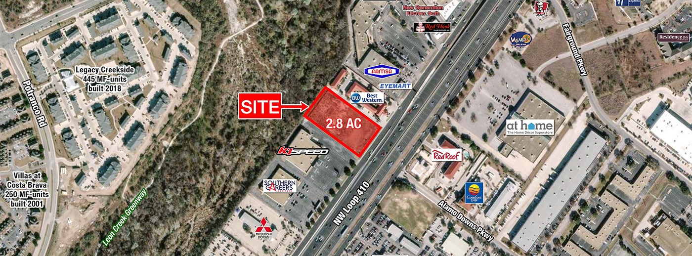 2.83 Acres on Loop 410